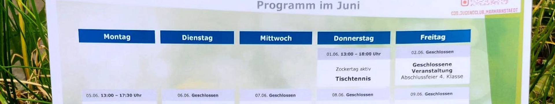 programm juni