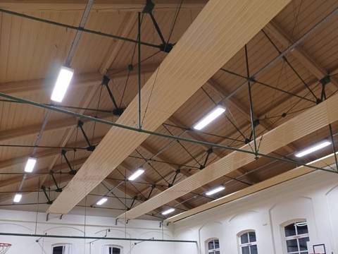 led beleuchtung bebelhalle
