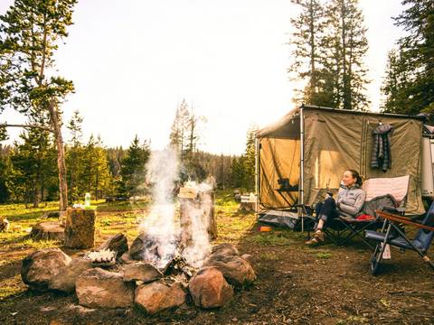 Campingplatz Caravan